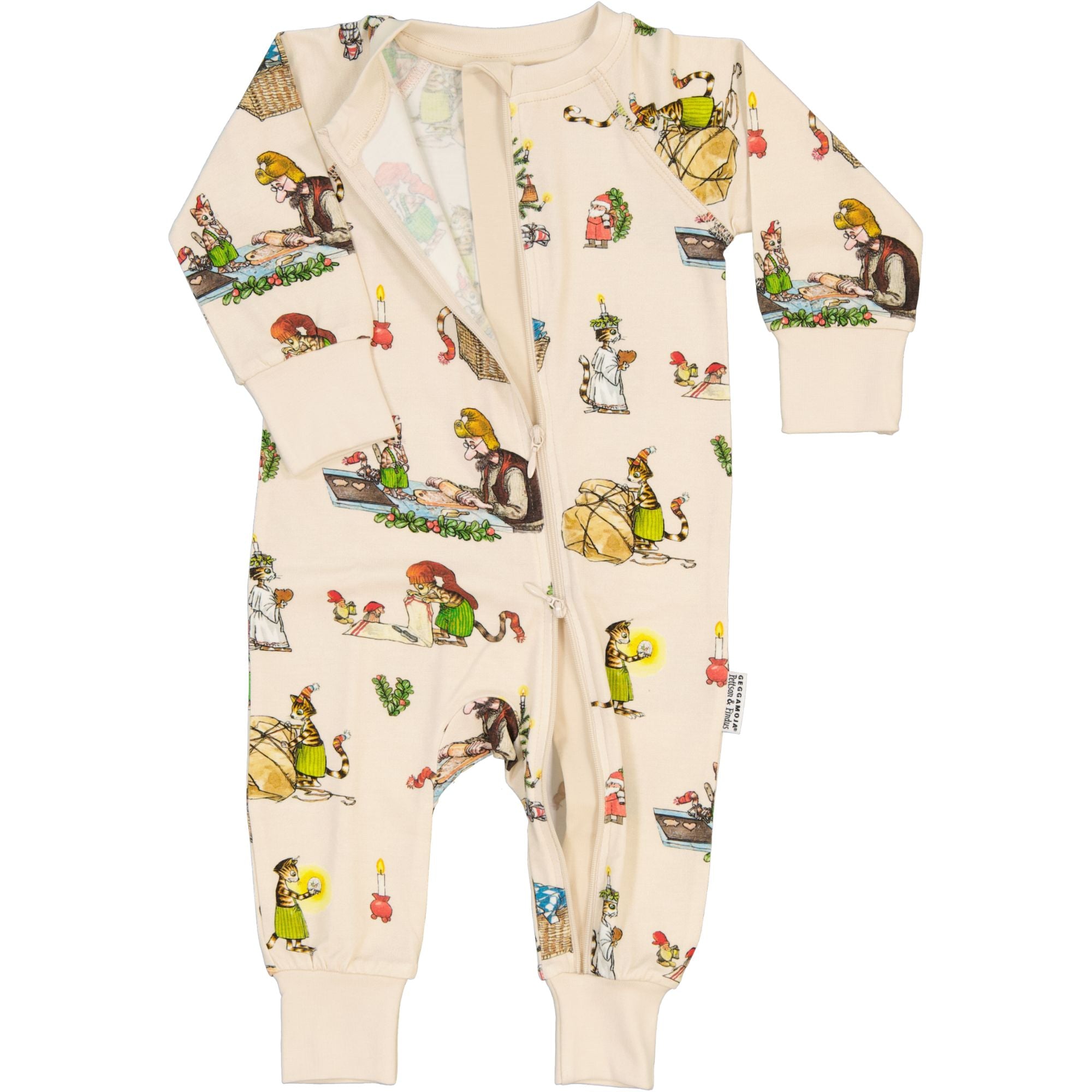 Pyjamas Pettson och Findus Beige