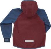 Vindfleecejakke Burgundy