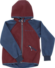 Vindfleecejakke Burgundy