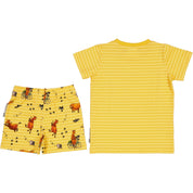 Pyjamas-set Mamma Mu och Kråkan Gul/Vit