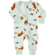 Pyjamas Mamma Mu och Kråkan Mint/Vit