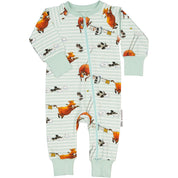 Pyjamas Mamma Mu och Kråkan Mint/Vit