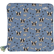 Cuddly Blanket Bamboo Bulldog Blue