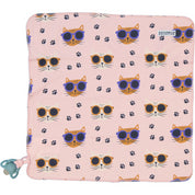 Snuttefilt Bambus Cool Cats Rosa