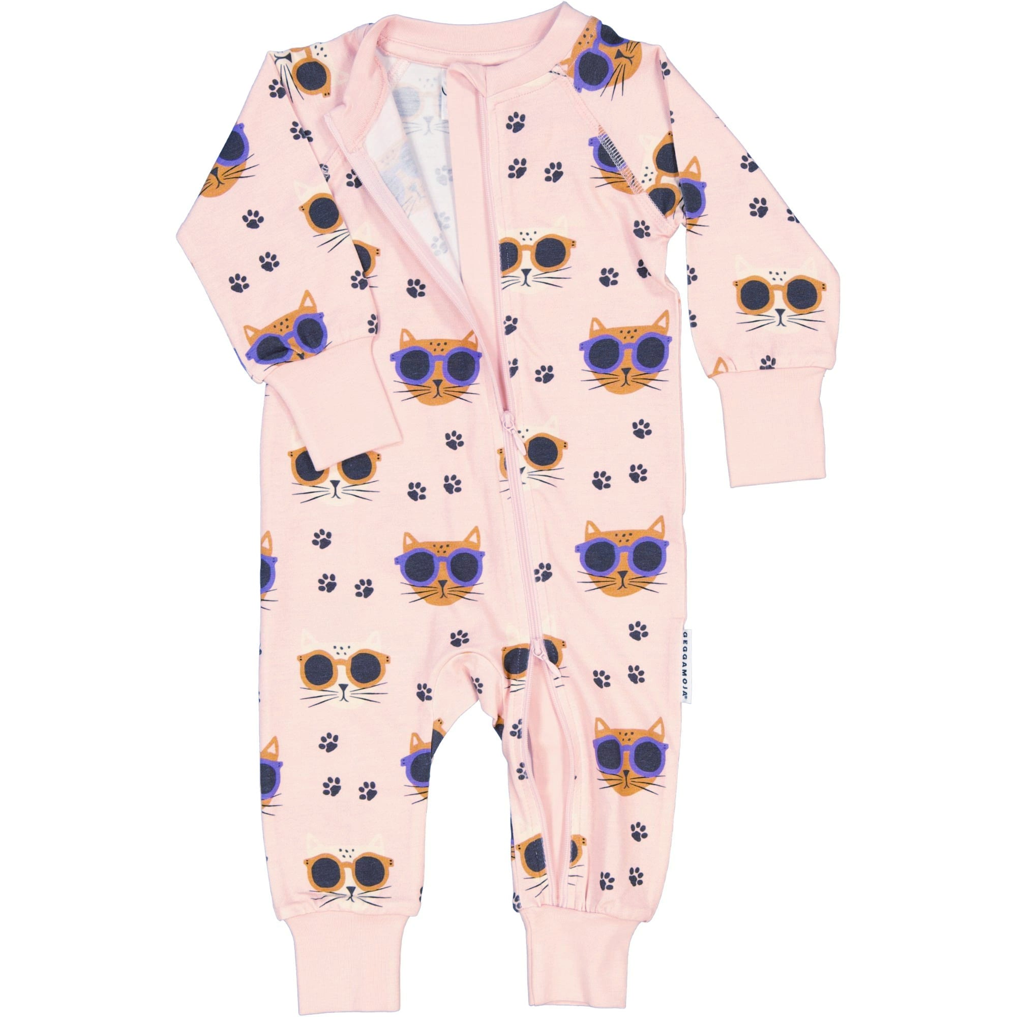 Pyjamas Bambus Kule Katter Rosa