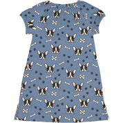 Singoallakleid Bambus Bulldog Blau