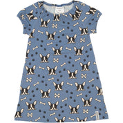 Singoallakleid Bambus Bulldog Blau