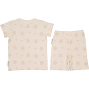 Pajama set Bamboo Clover Beige