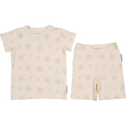 Pajama set Bamboo Clover Beige