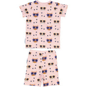 Pyjamas-set Bambu Cool Cats Rosa