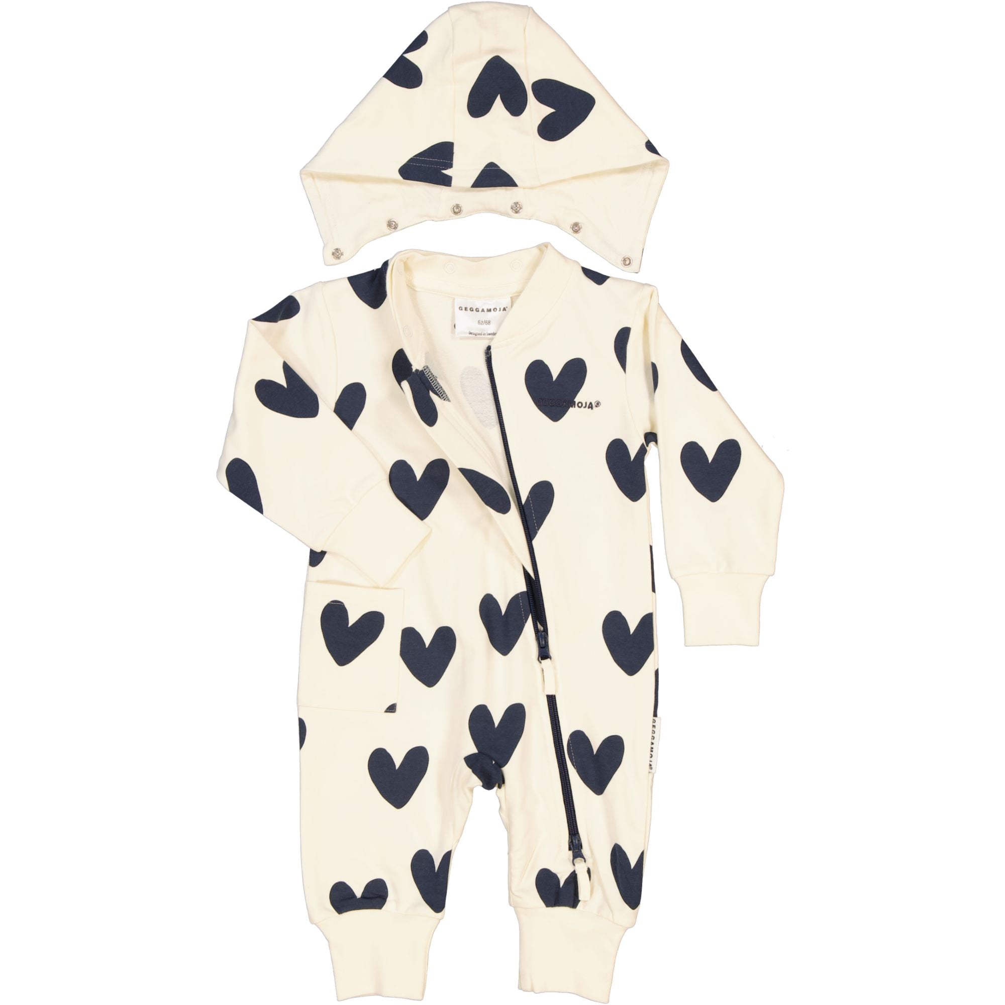 College Jumpsuit Hjärtan