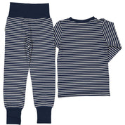 Pyjamas tvådelad Navy/Beige