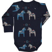 Body Bambu Dalahäst Navy
