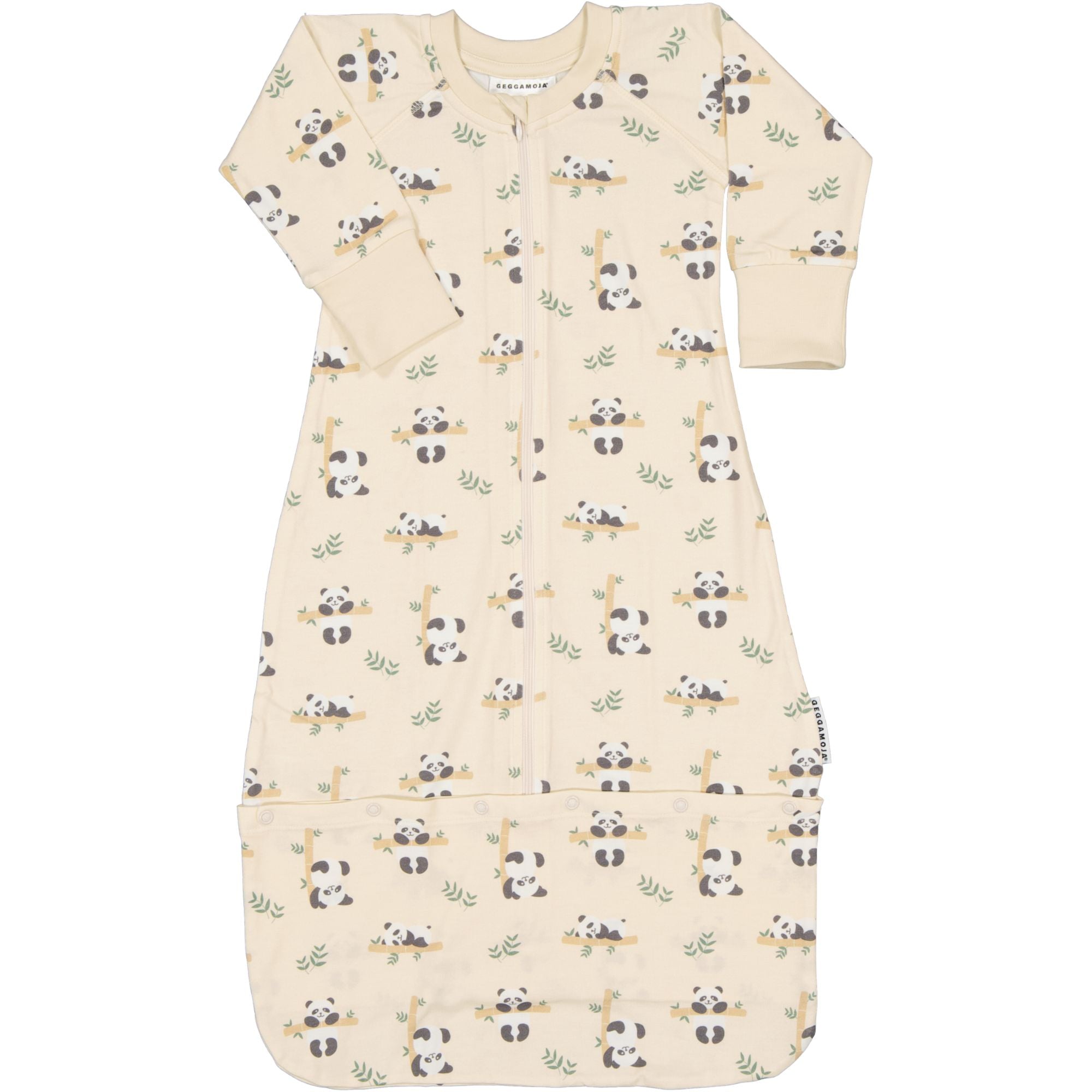 Schlafsack Bambus Panda Beige