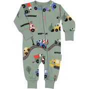 Pyjamas Bambu Traktor Grön
