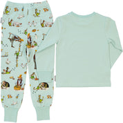 Tvådelad pyjamas Pettson och Findus Mint