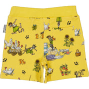 Collegeshorts Pettson och Findus Gul