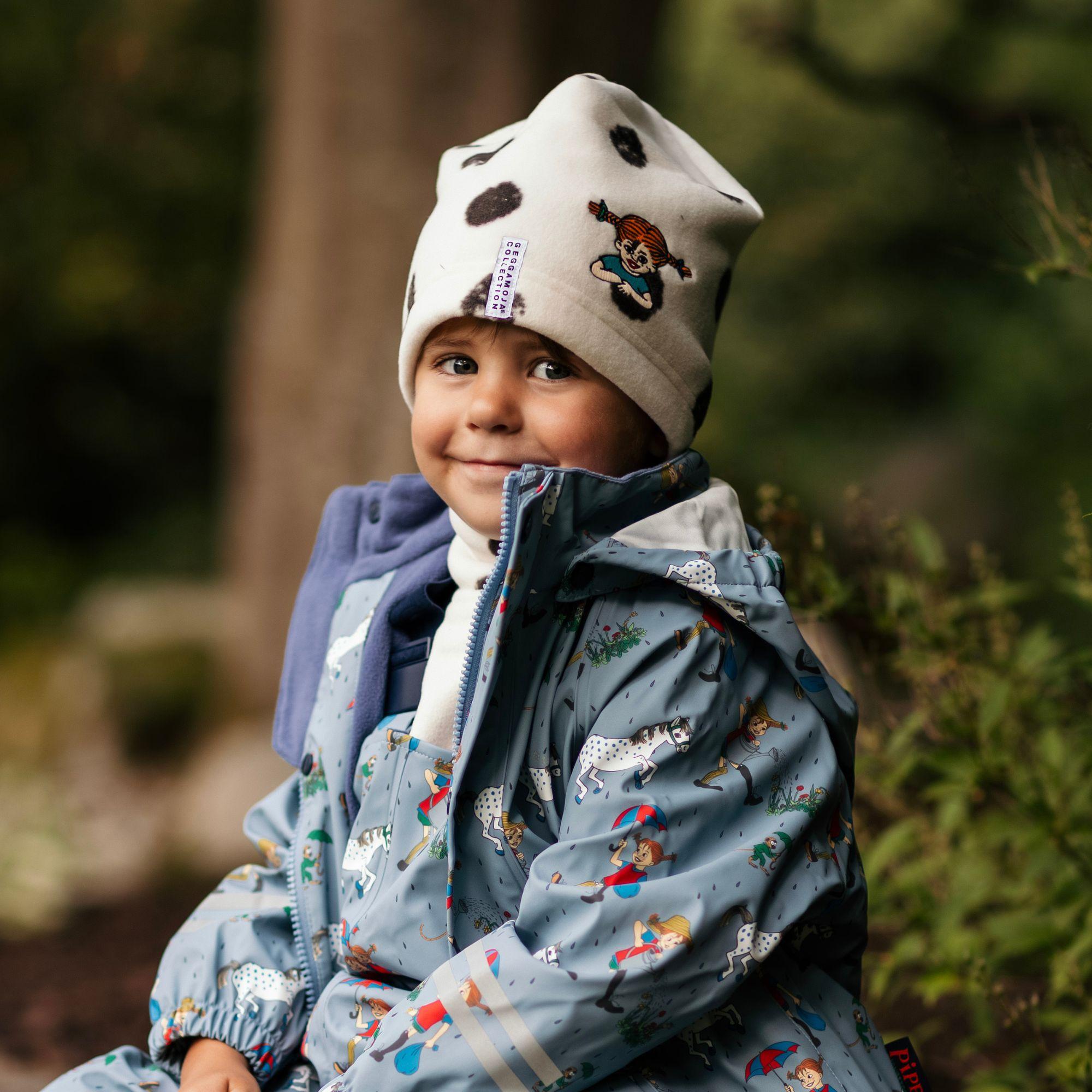 Fleece-Lined Beanie Pippi Longstocking Dots