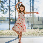 Kleid Bambus Erdbeere