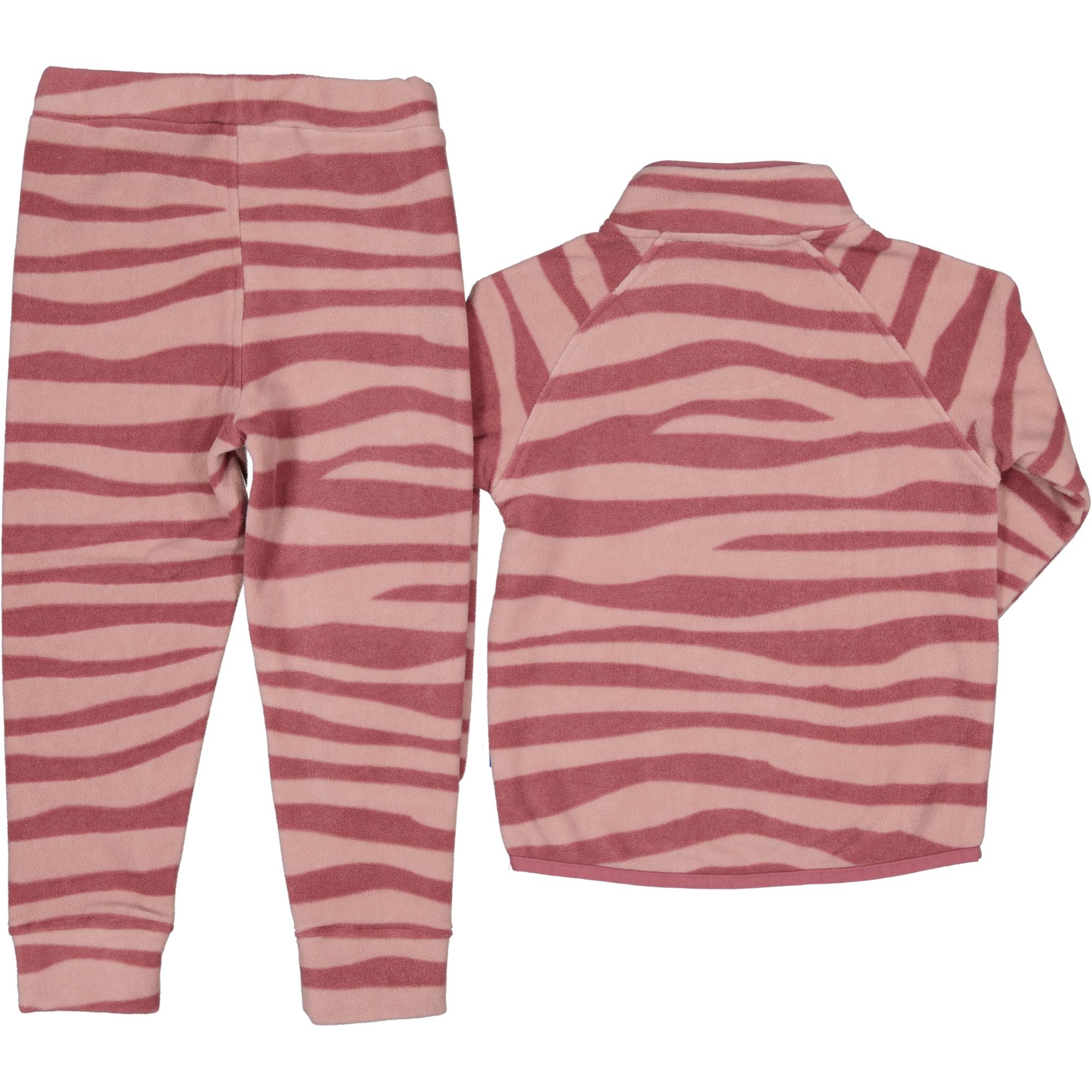 Fleeceset Zebra Plum
