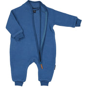 Overall ullfleece blå