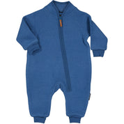 Overall ullfleece blå