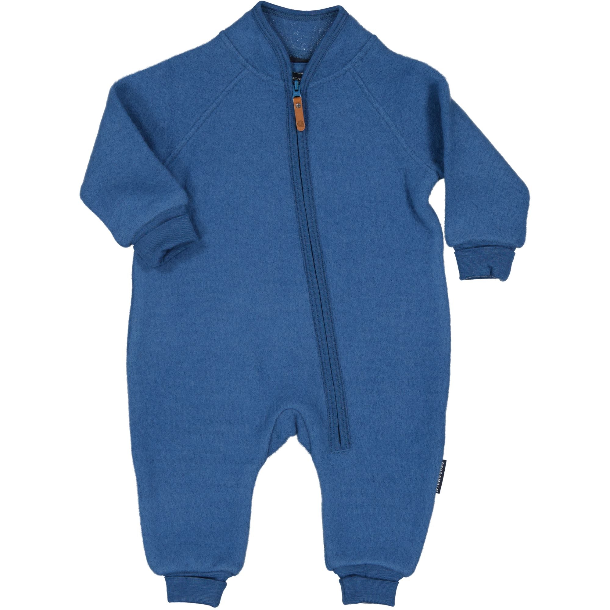 Overall ullfleece blå