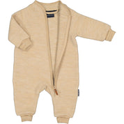 Overall ullfleece beige