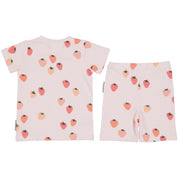 Sommerkleid Bambus Erdbeere