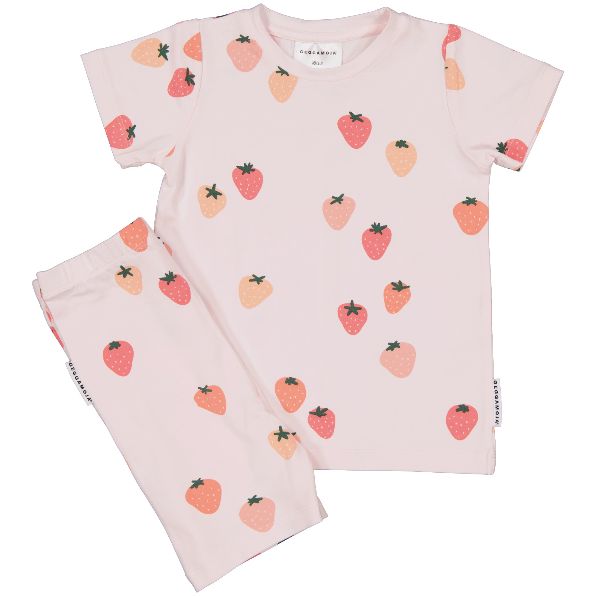 Sommerkleid Bambus Erdbeere