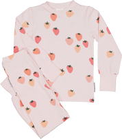 Zweiteiliger Schlafanzug Bambus Erdbeere