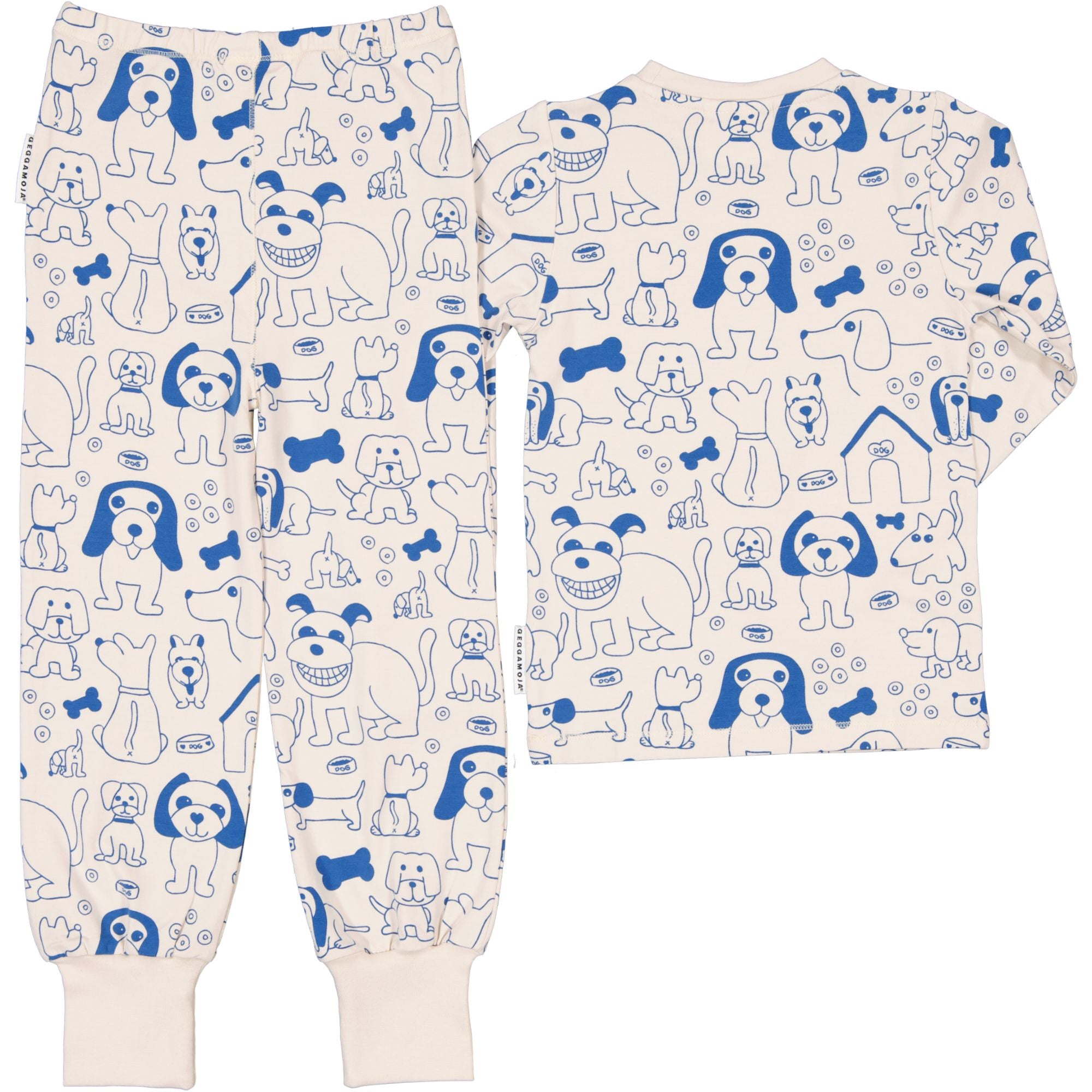 Two-piece Bamboo Dogs Pyjamas