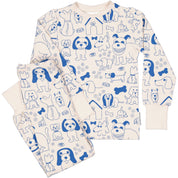 Two-piece Bamboo Dogs Pyjamas