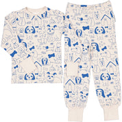 Two-piece Bamboo Dogs Pyjamas
