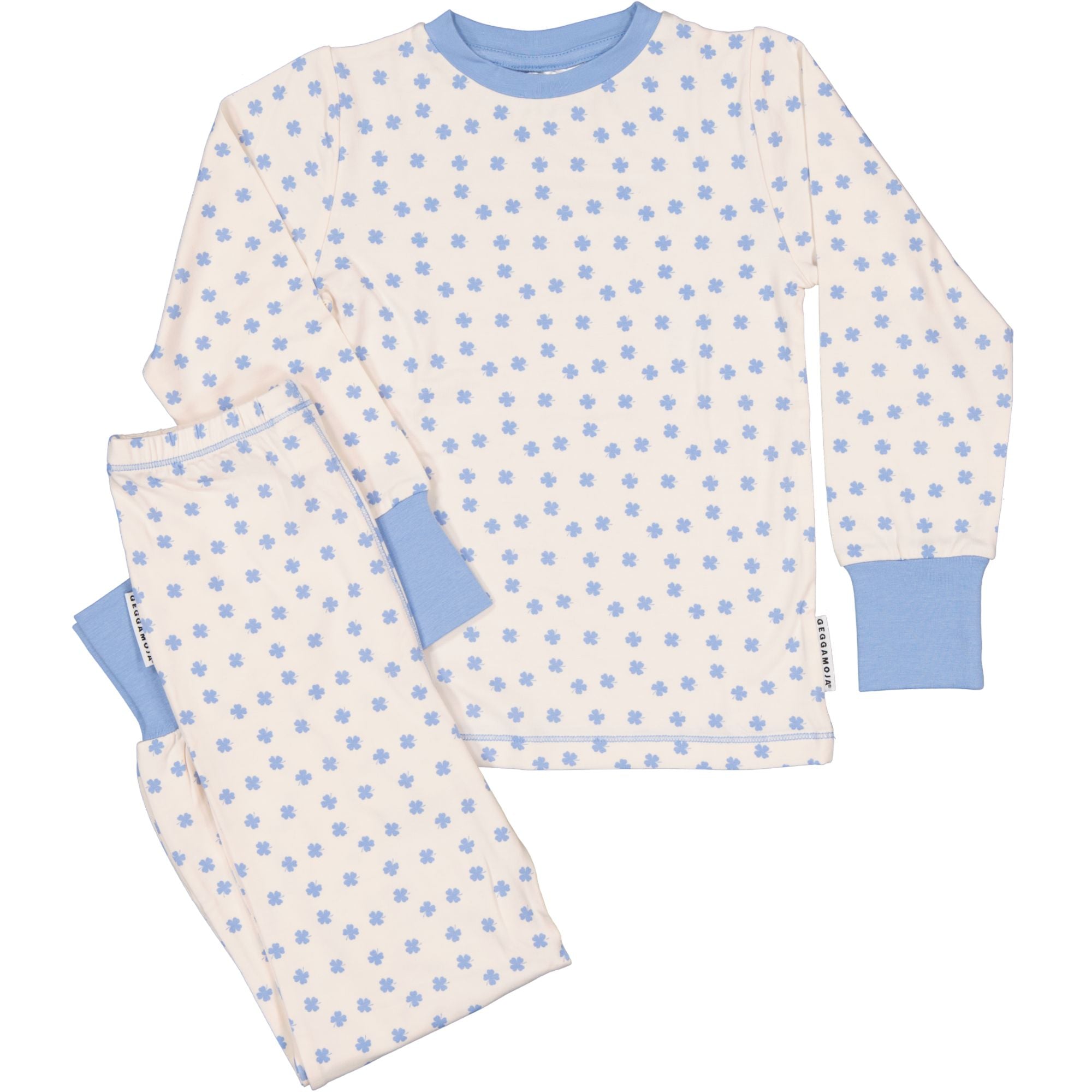 Pyjamas tvådelad Bambu Blå Klöver