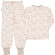 Pyjamas tvådelad Bambu Beige Klöver
