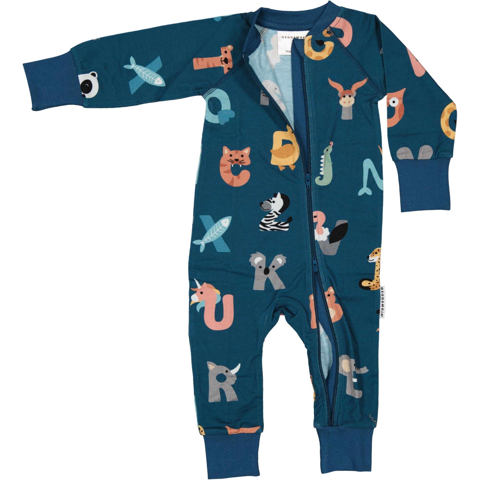 Pyjamas Bambu Animal Letters