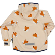 Vindfleecejakke Räv Beige