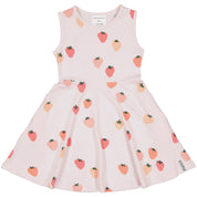 Kleid Bambus Erdbeere