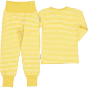 To-delt pysjamas Gul