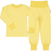 To-delt pysjamas Gul