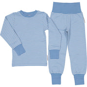 To-delt pysjamas Blå