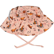 Sun Hat Mamma Mu and Crow Pink