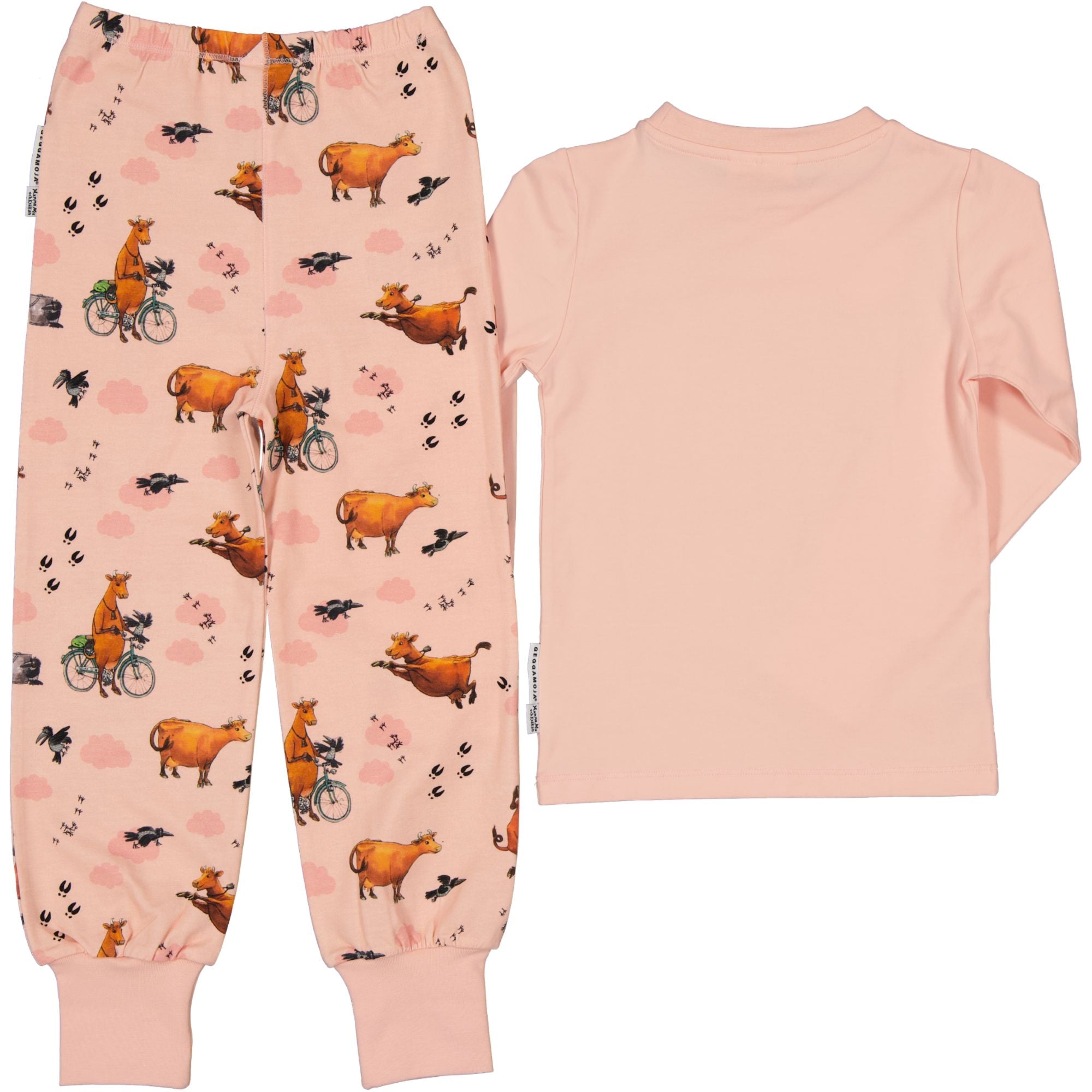 Two-piece Pyjamas Mamma Mu and Kråkan Pink