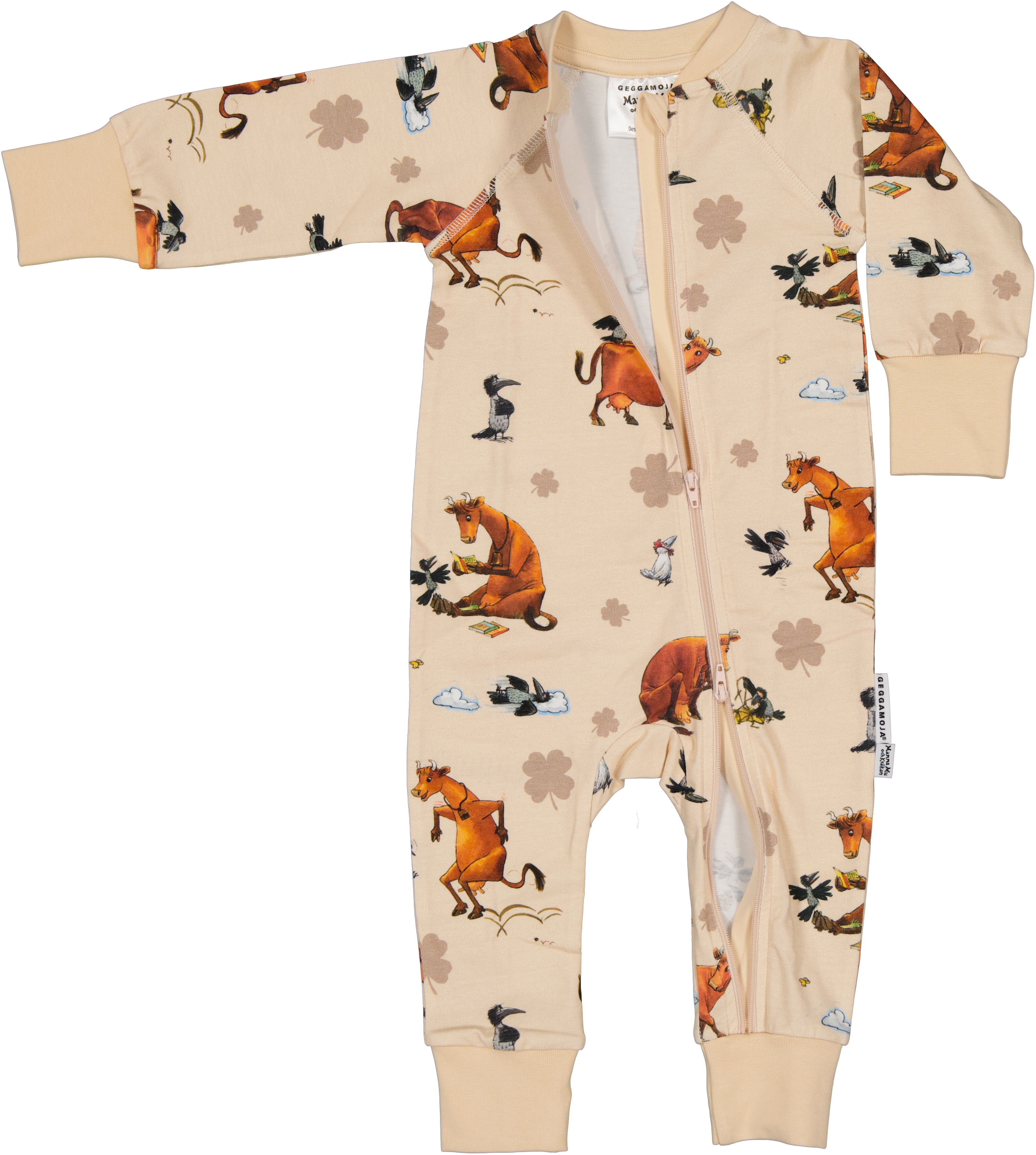 Pyjamas Mamma Mu and Crow Beige