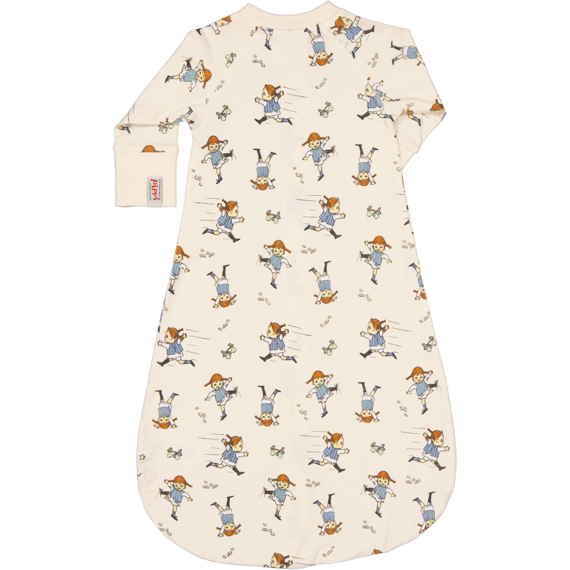 Schlafsack Pippi Langstrumpf weich beige 50/56