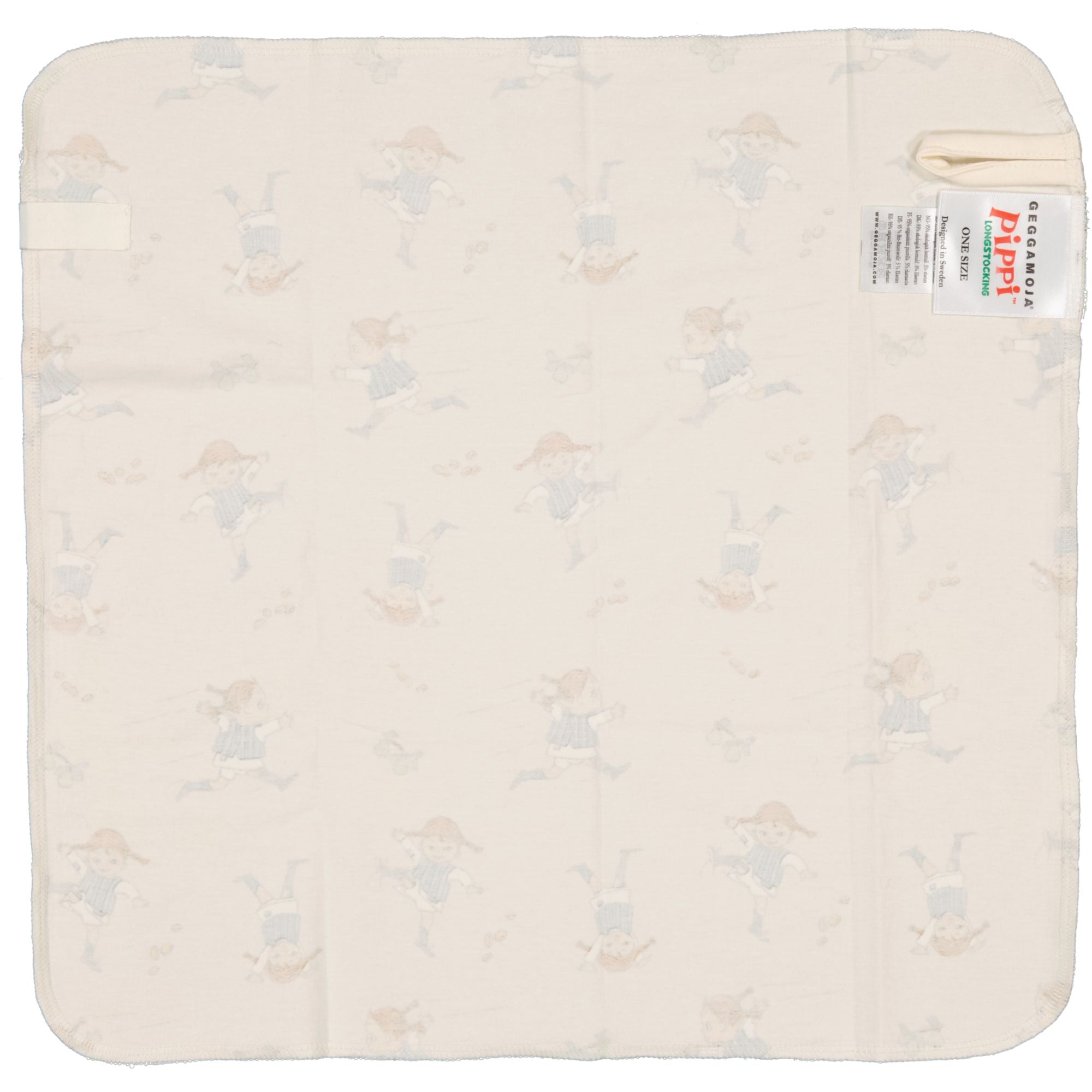 Babydecke Pippi Langstrumpf weich beige