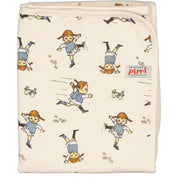 Baby blanket Pippi Longstocking soft beige