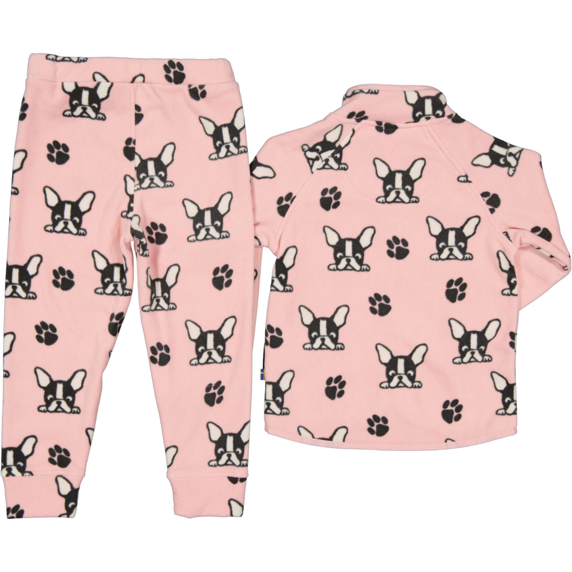 Fleeceset Pink Bulldog