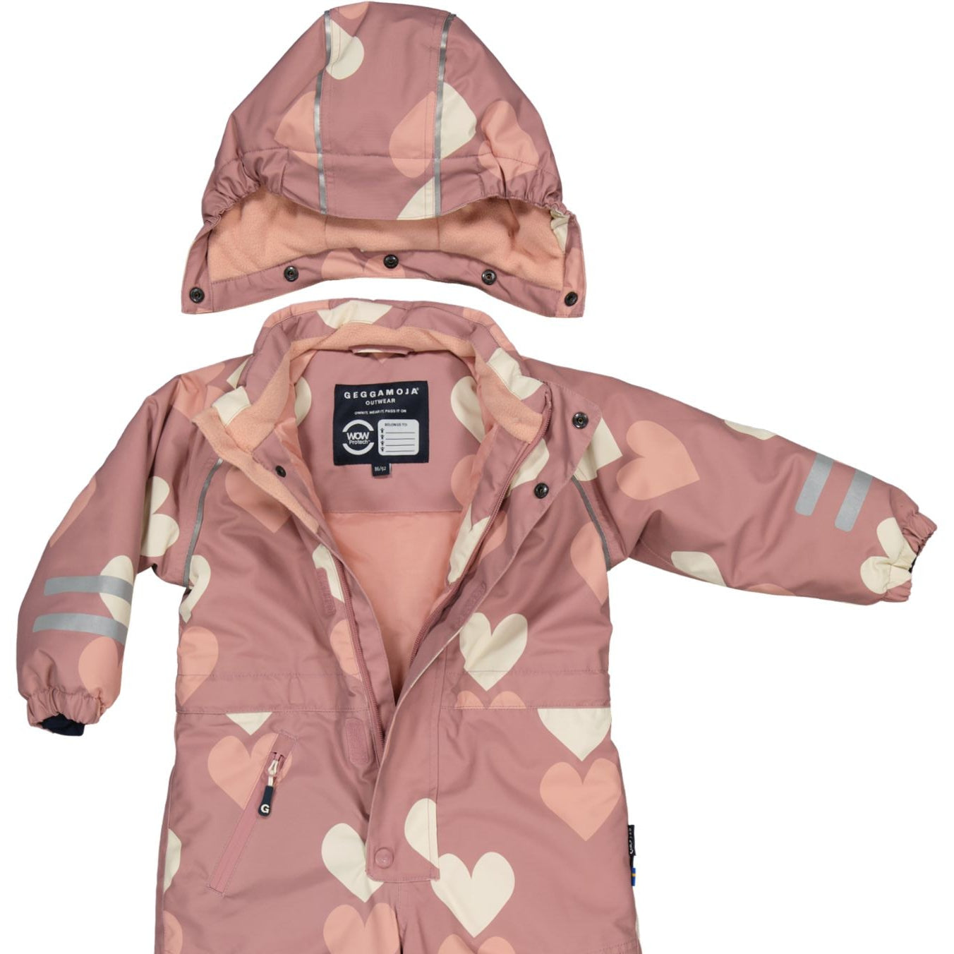 Vinteroverall Unitoddler Old Pink